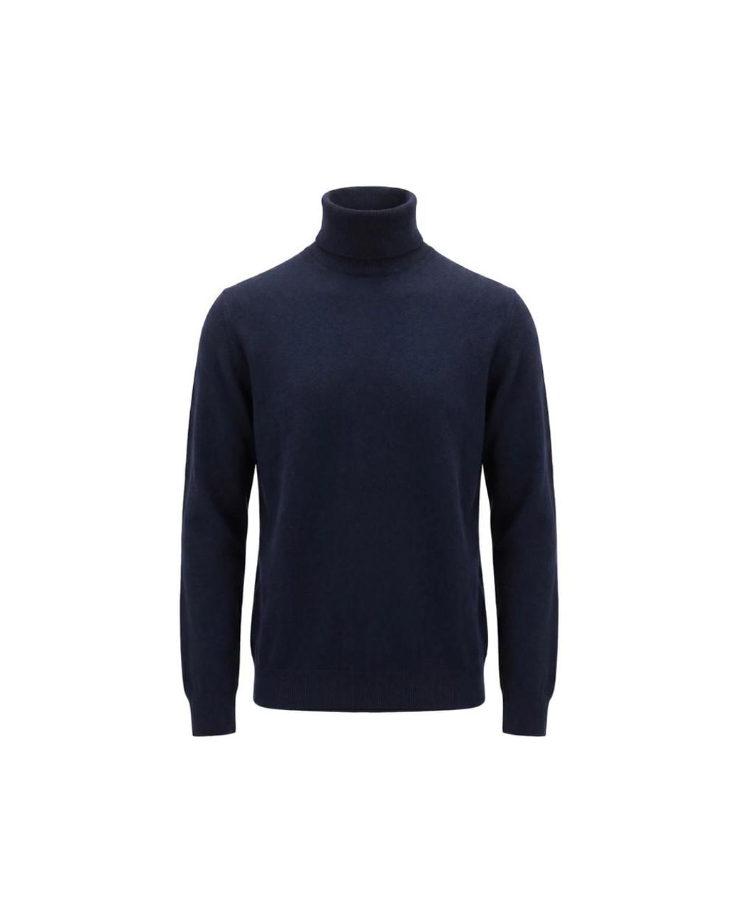 Drumohr Blue Roll-Neck Long-Sleeve Sweater for men
