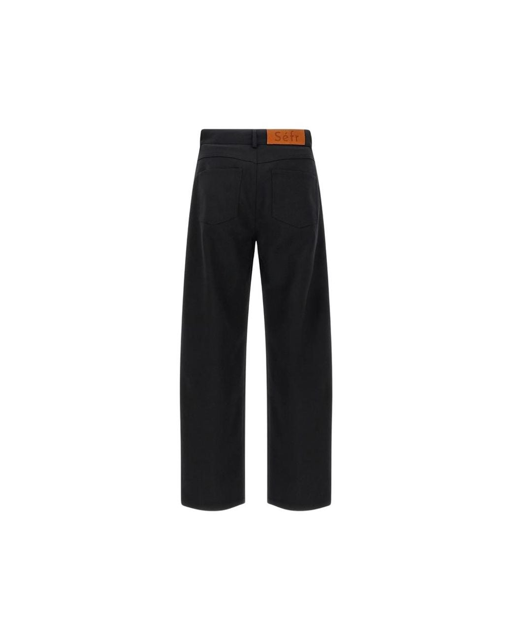 Séfr Black Oktai Trousers for men