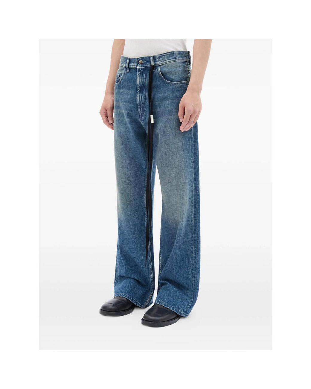 Ann Demeulemeester Blue Denim for men