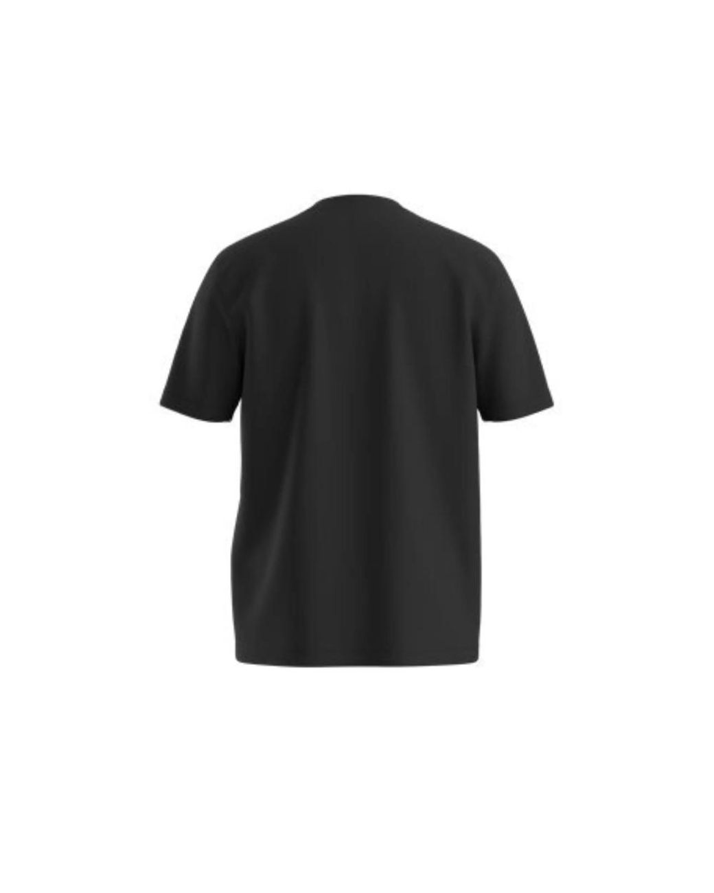 HUGO Black Cotton-Jersey T-Shirt With Graphic Print for men