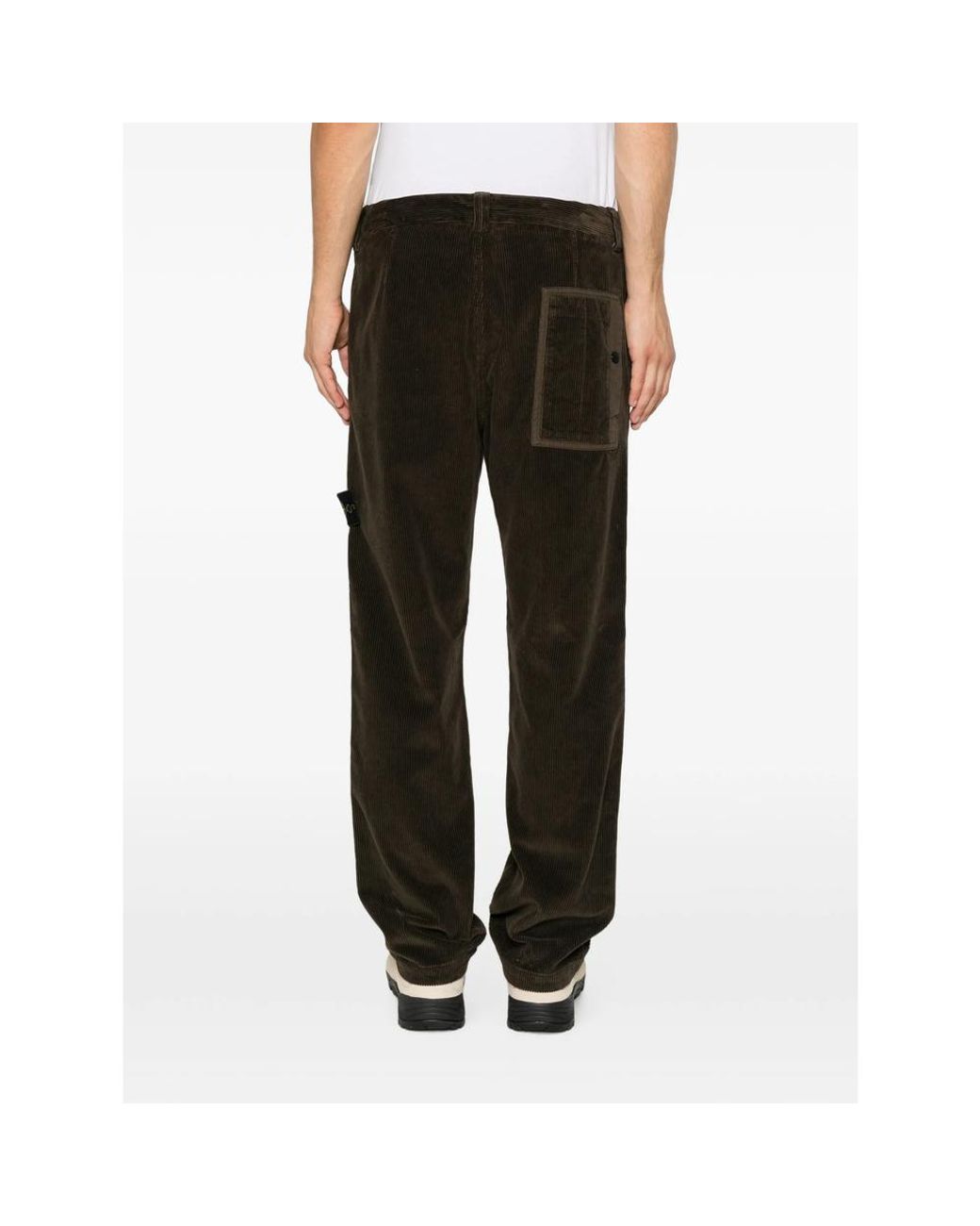 Stone Island Black Trousers for men