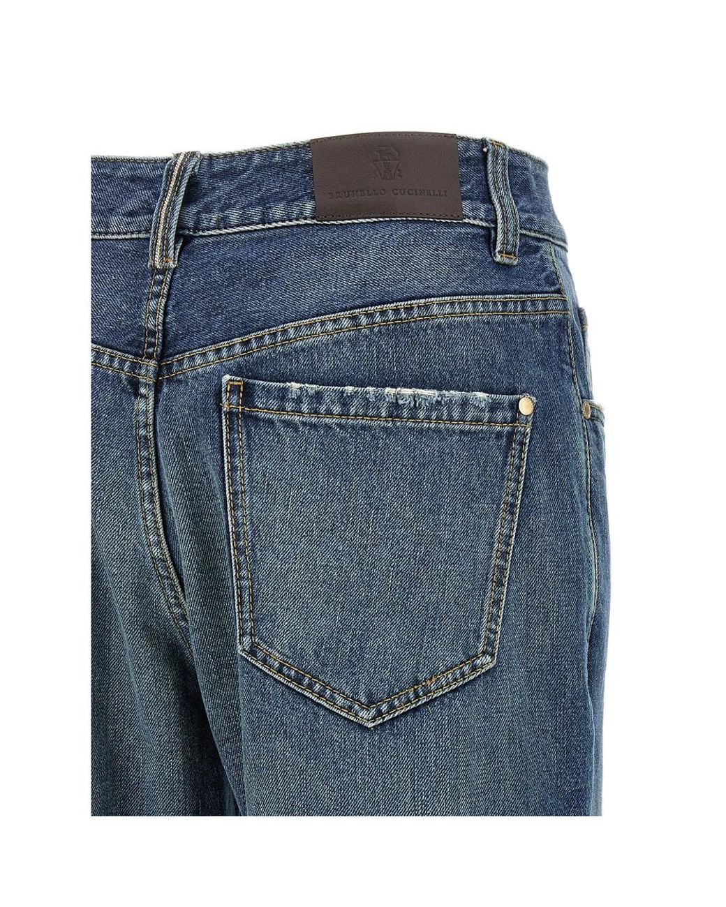 Brunello Cucinelli Blue Contemporary Jeans