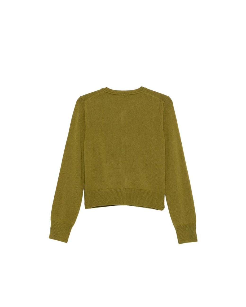 DUNST Green Button-Up Knit Cardigan for men