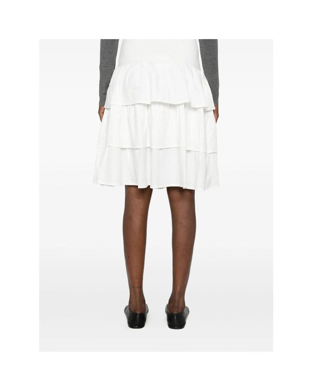 GIMAGUAS White Joan Midi Skirt