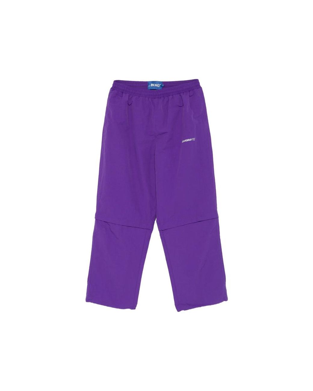 AWAKE NY Purple Convertible Drawstring Trousers for men