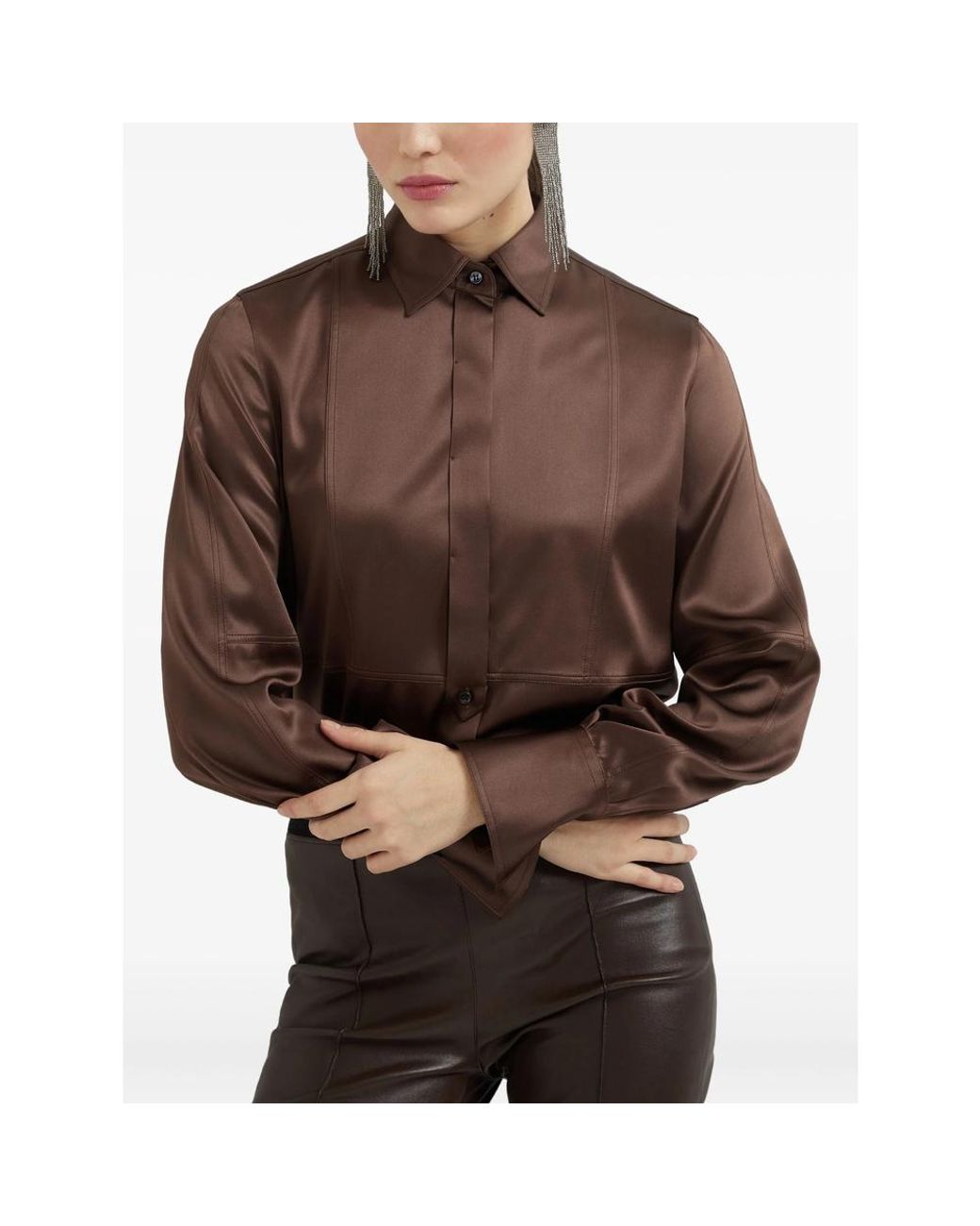Brunello Cucinelli Brown Tops