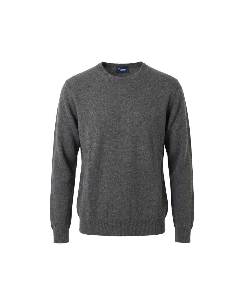 Drumohr Gray Crew-Neck Sweater for men