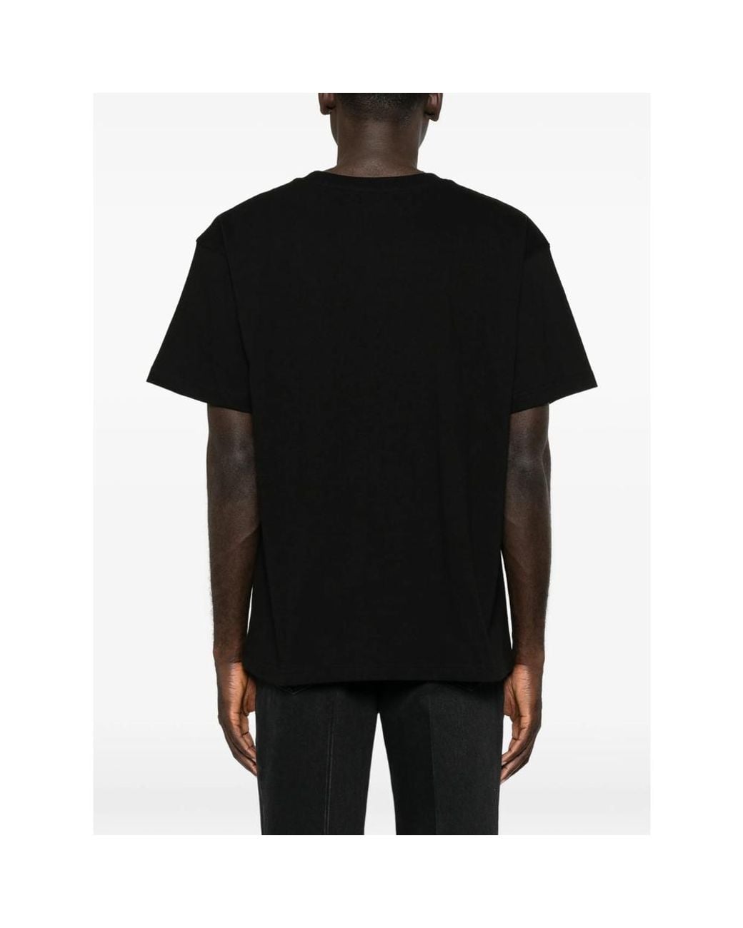THUG CLUB Black Graphic-Print T-Shirt for men