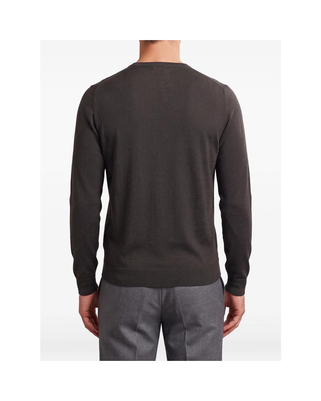 John Smedley Blue Lundy Crew-Neck Sweater for men