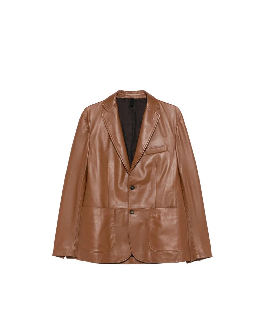 Tagliatore Brown Leather Jackets for men