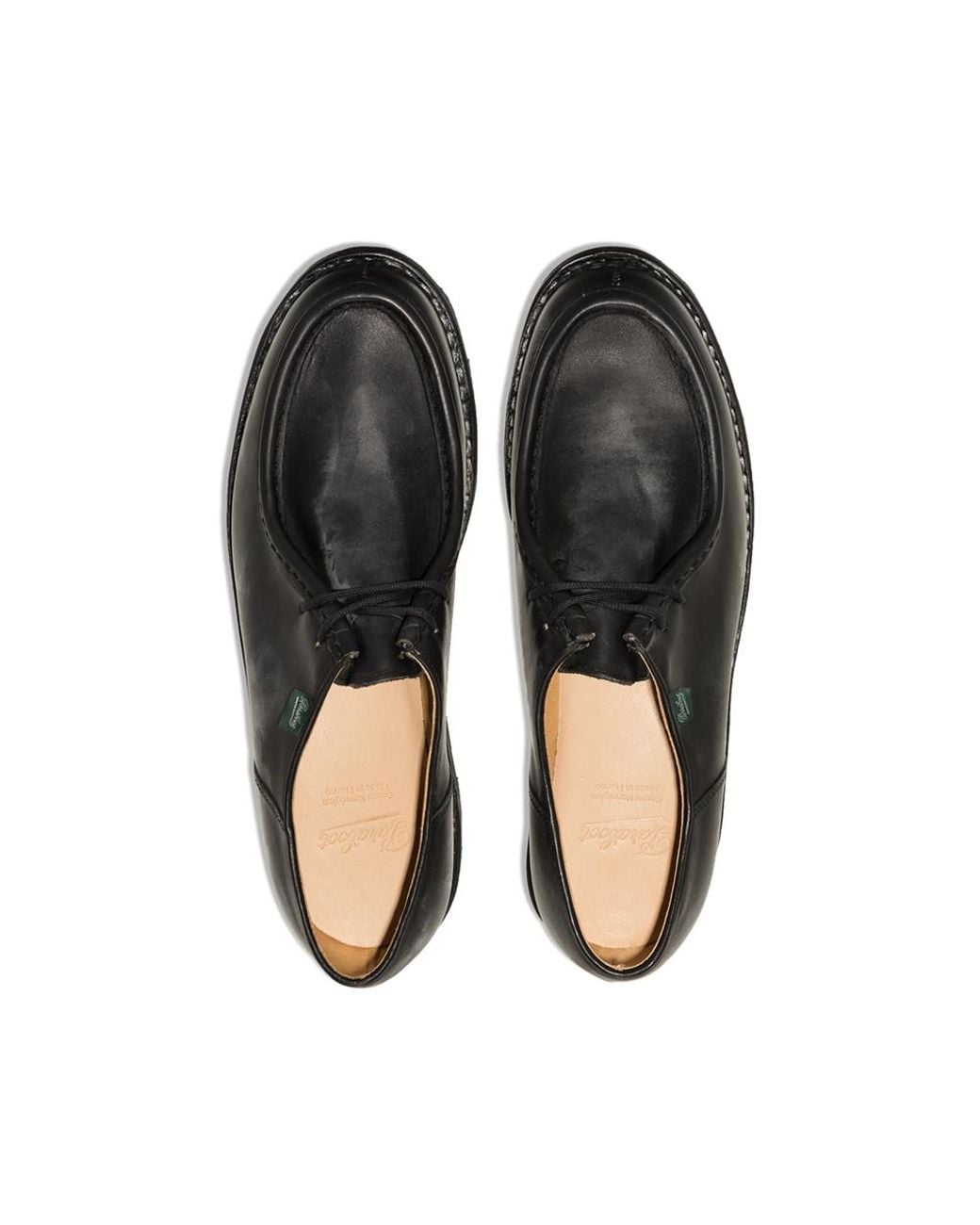 Paraboot Black Derby Shoes for men