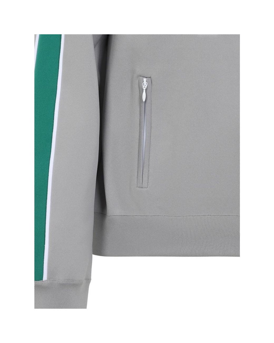 Miu Miu Gray Zip-Up Sweatshirt