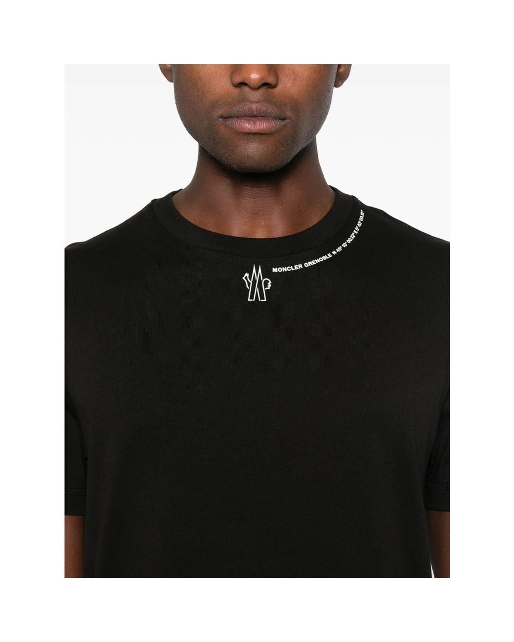 Moncler Black T-Shirts & Vests for men
