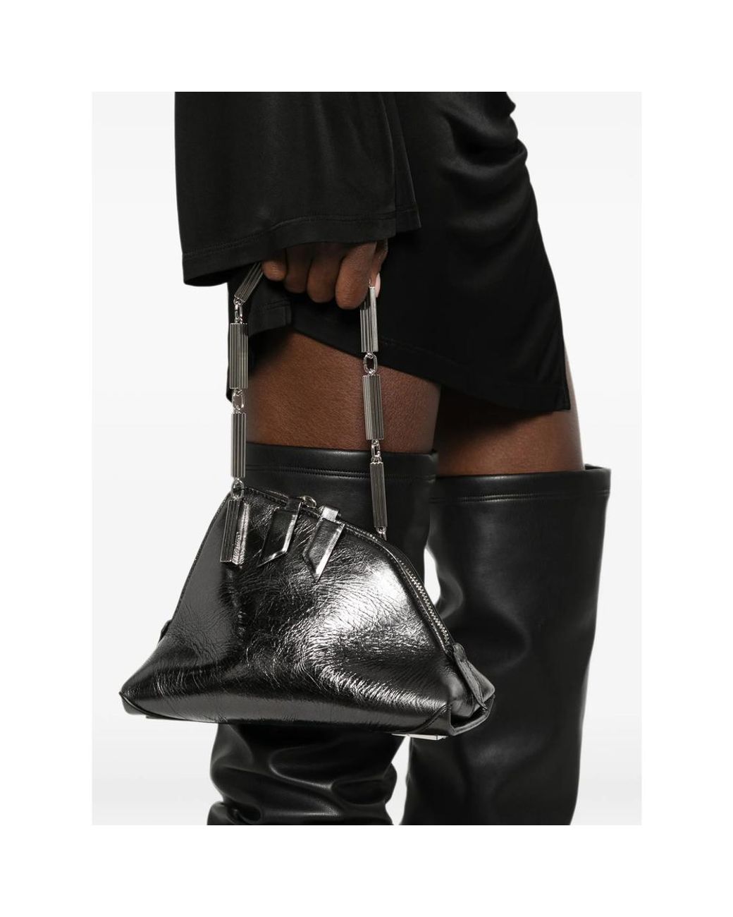 The Attico Black Tote Bags