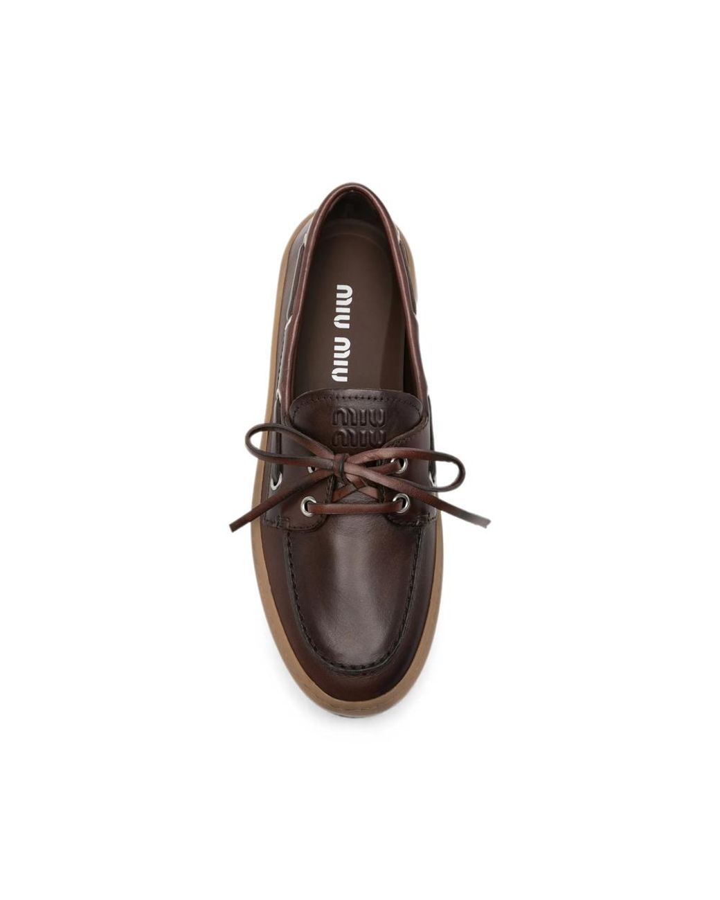 Miu Miu Brown Loafers