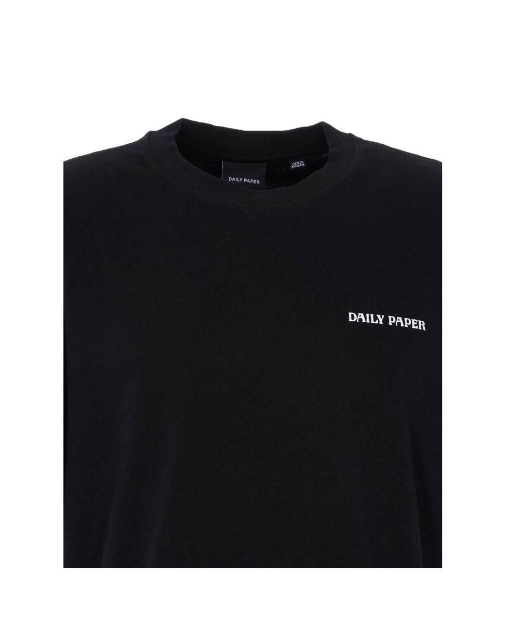 Daily Paper Blue Printed Crew-Neck T-Shirt for men