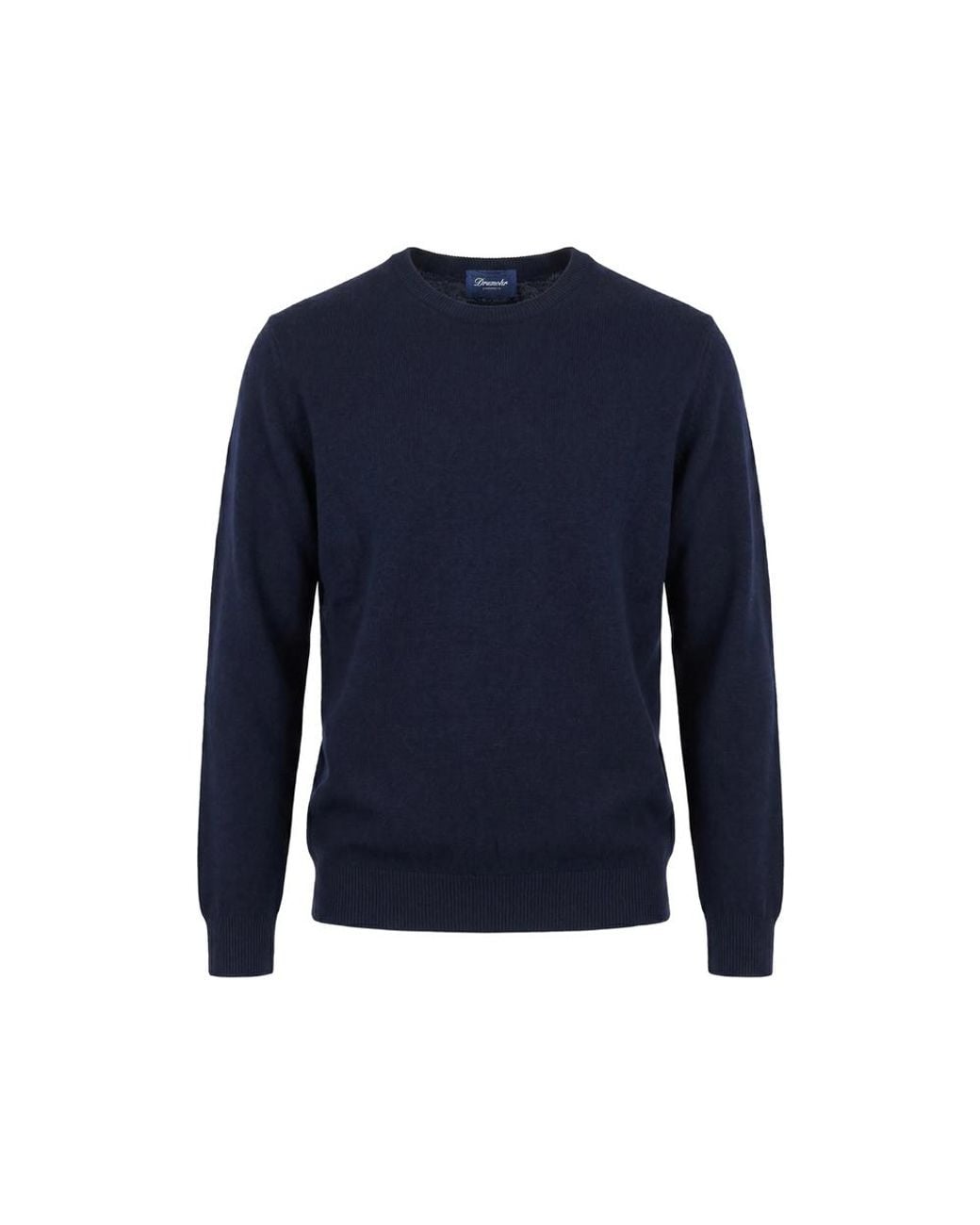 Drumohr Blue Crew-Neck Sweater for men