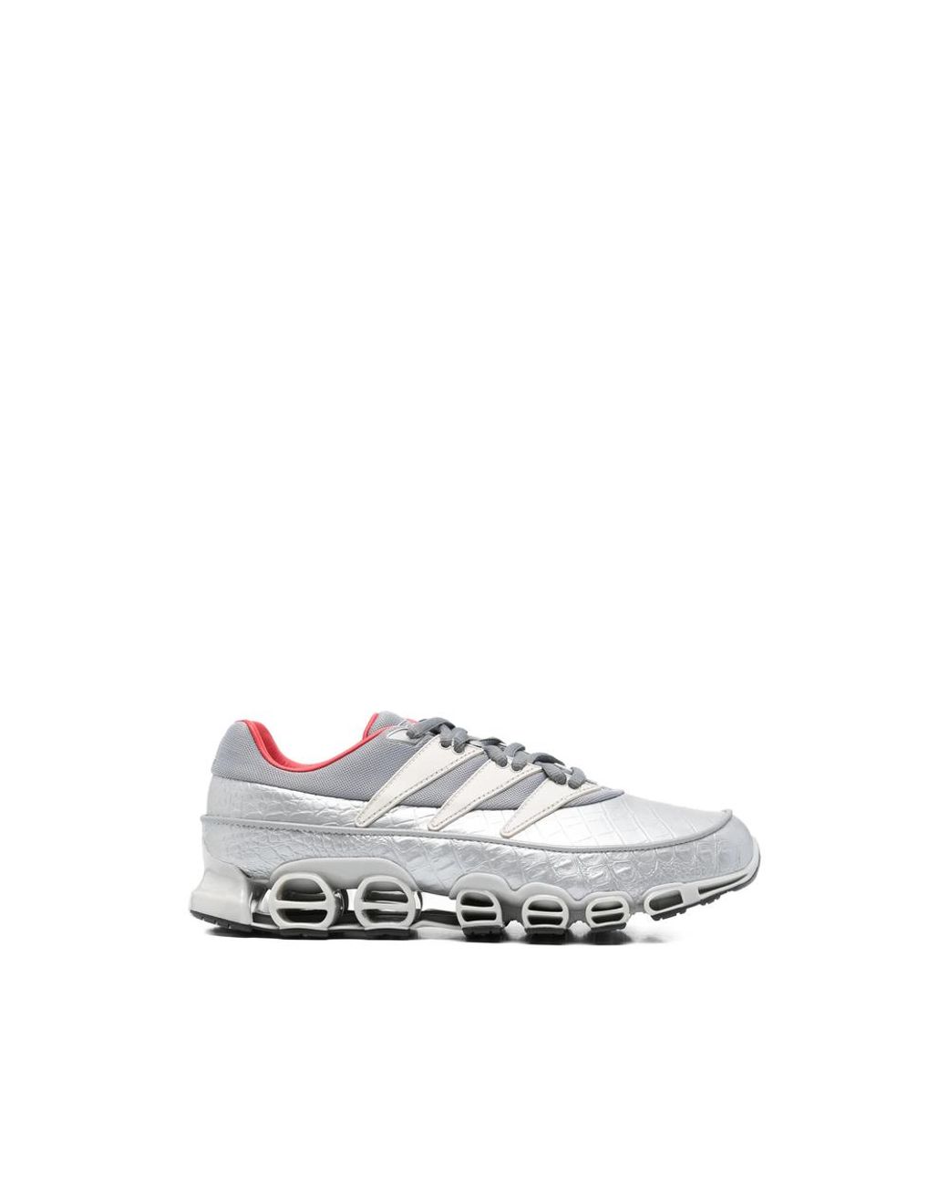 Adidas White Predator 94 Megaride Snake-Effect-Detail Sneakers for men