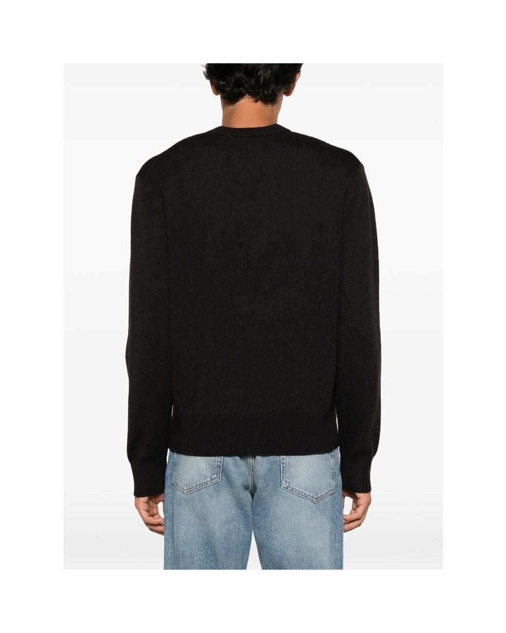 sunflower Black V-Neck Sweater for men