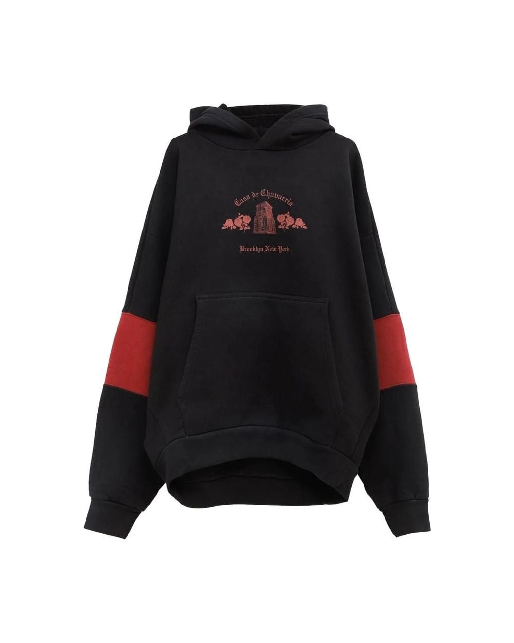 Willy Chavarria Black Casa De Chavarria Hoodie for men