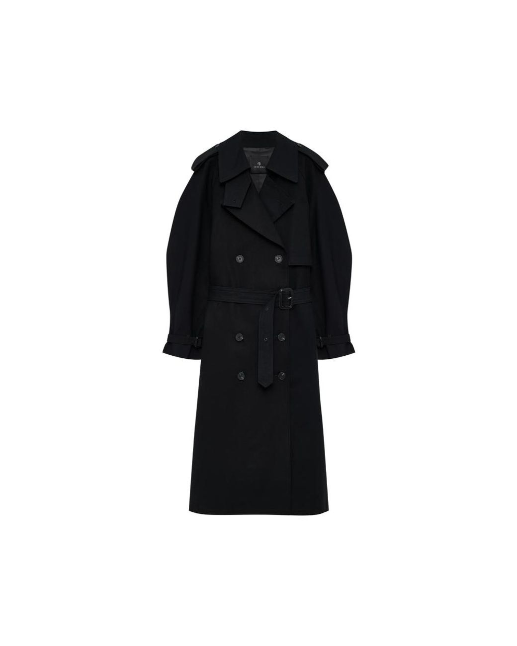 Anine Bing Black Trench Coats