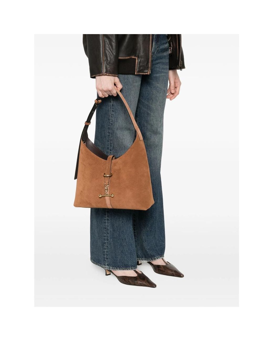 Strathberry Brown Shoulder Bags