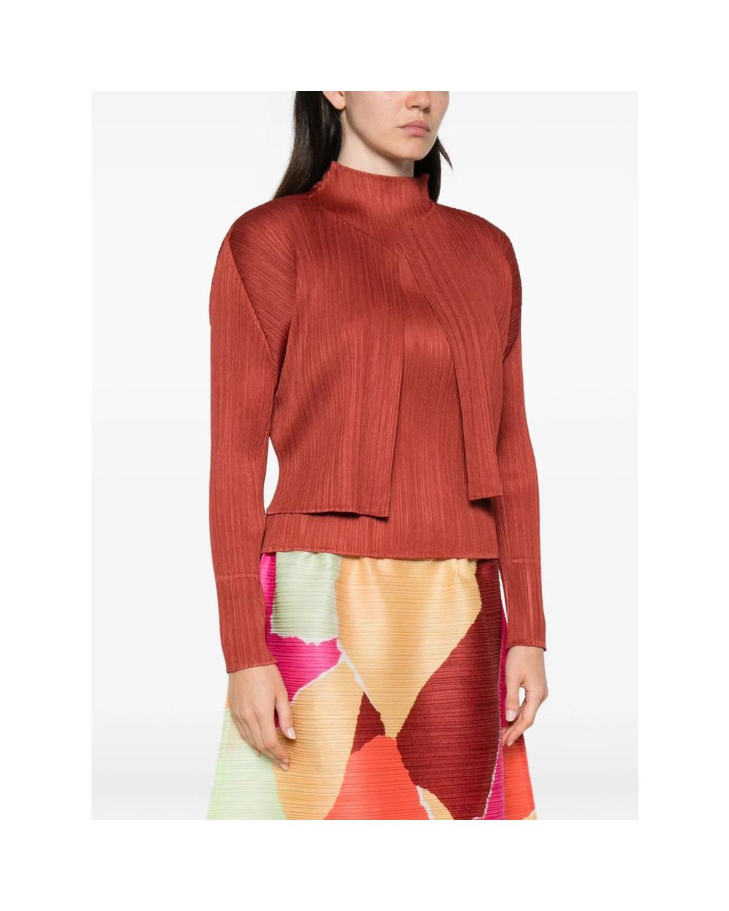 Pleats Please Issey Miyake Red Jackets
