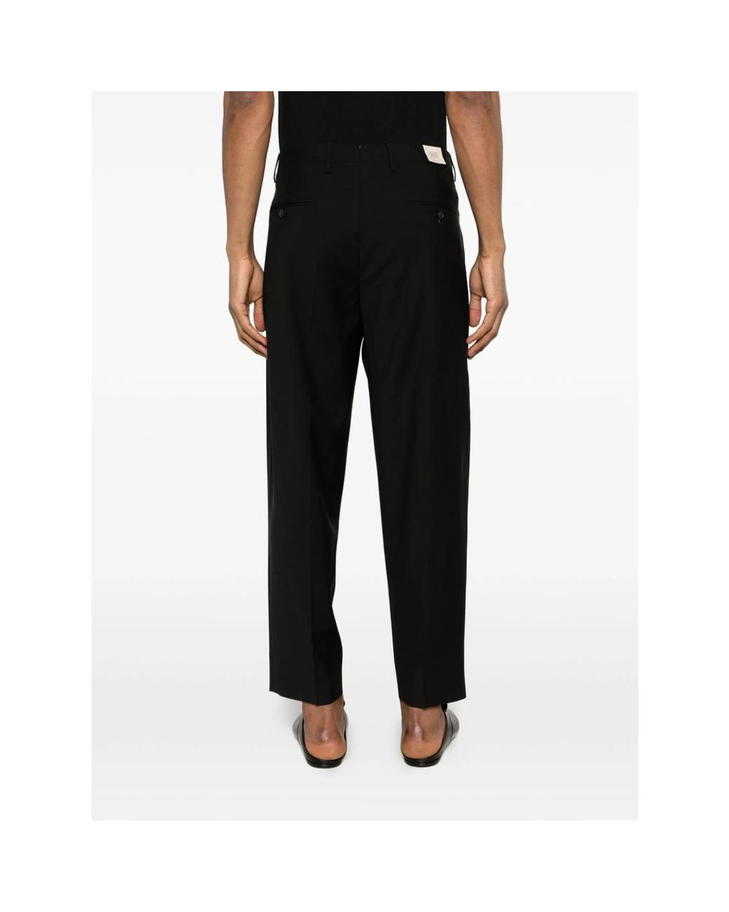 Briglia 1949 Black Pleat Trousers for men