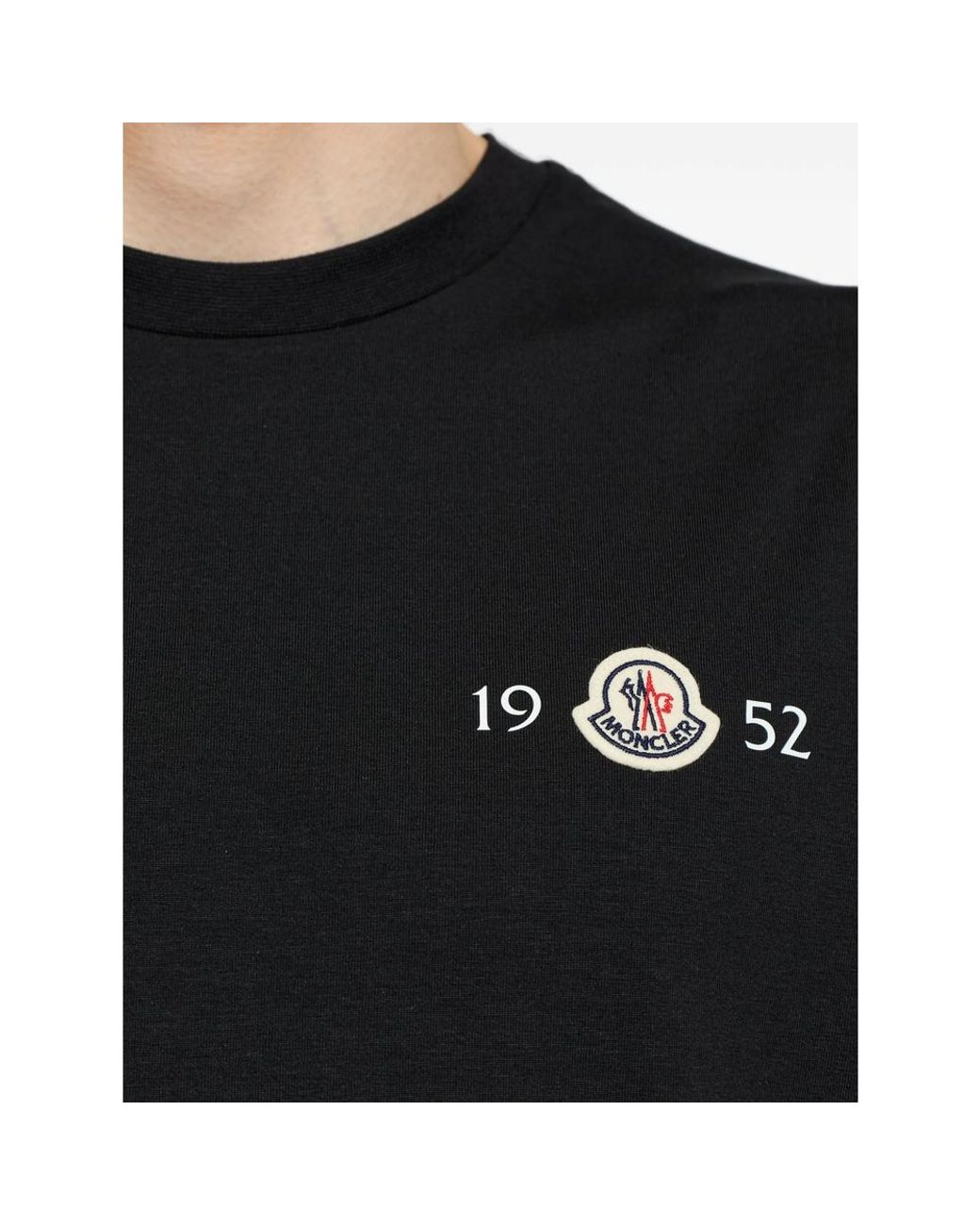 Moncler Black T-Shirts & Vests for men