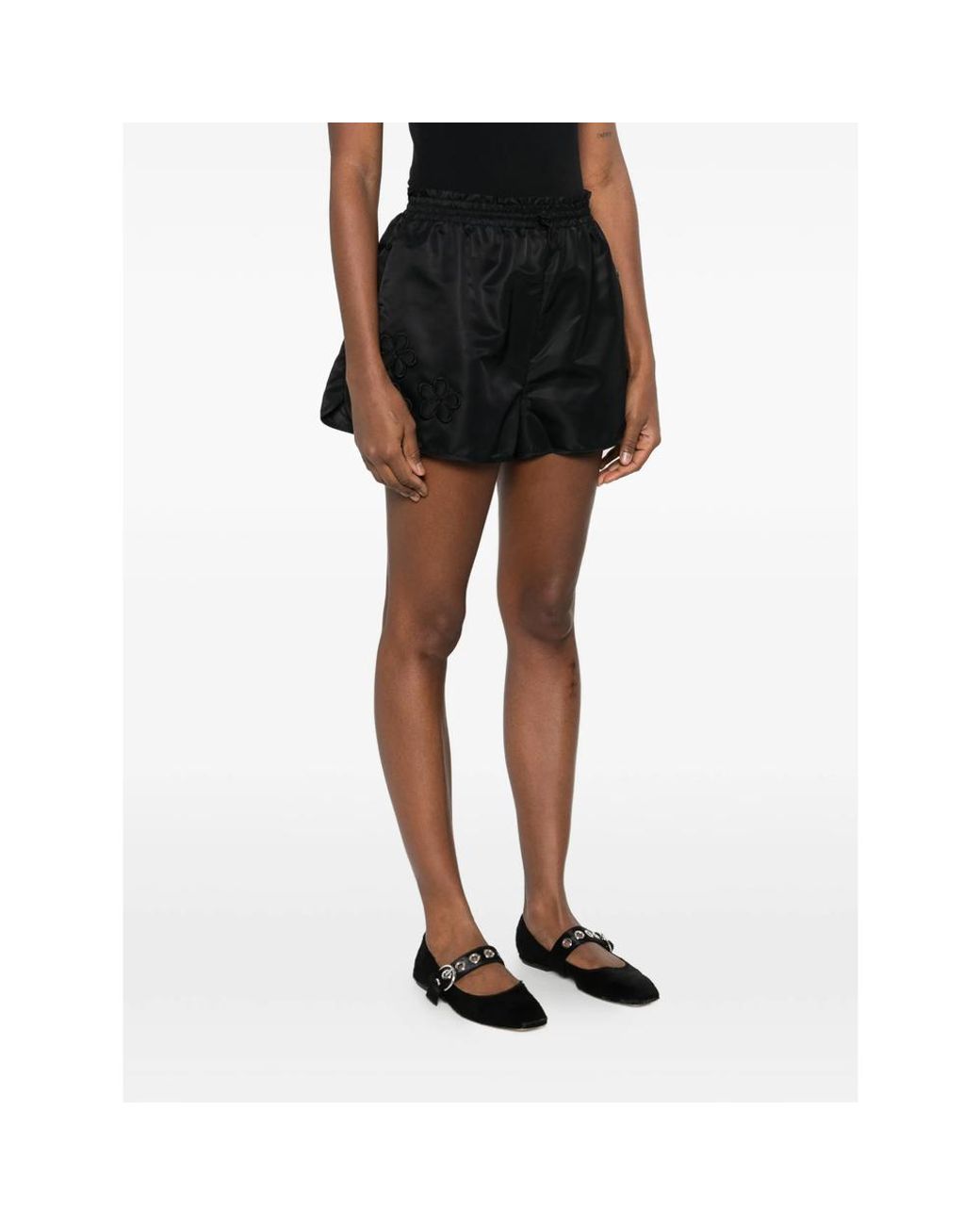CECILIE BAHNSEN Black Shorts