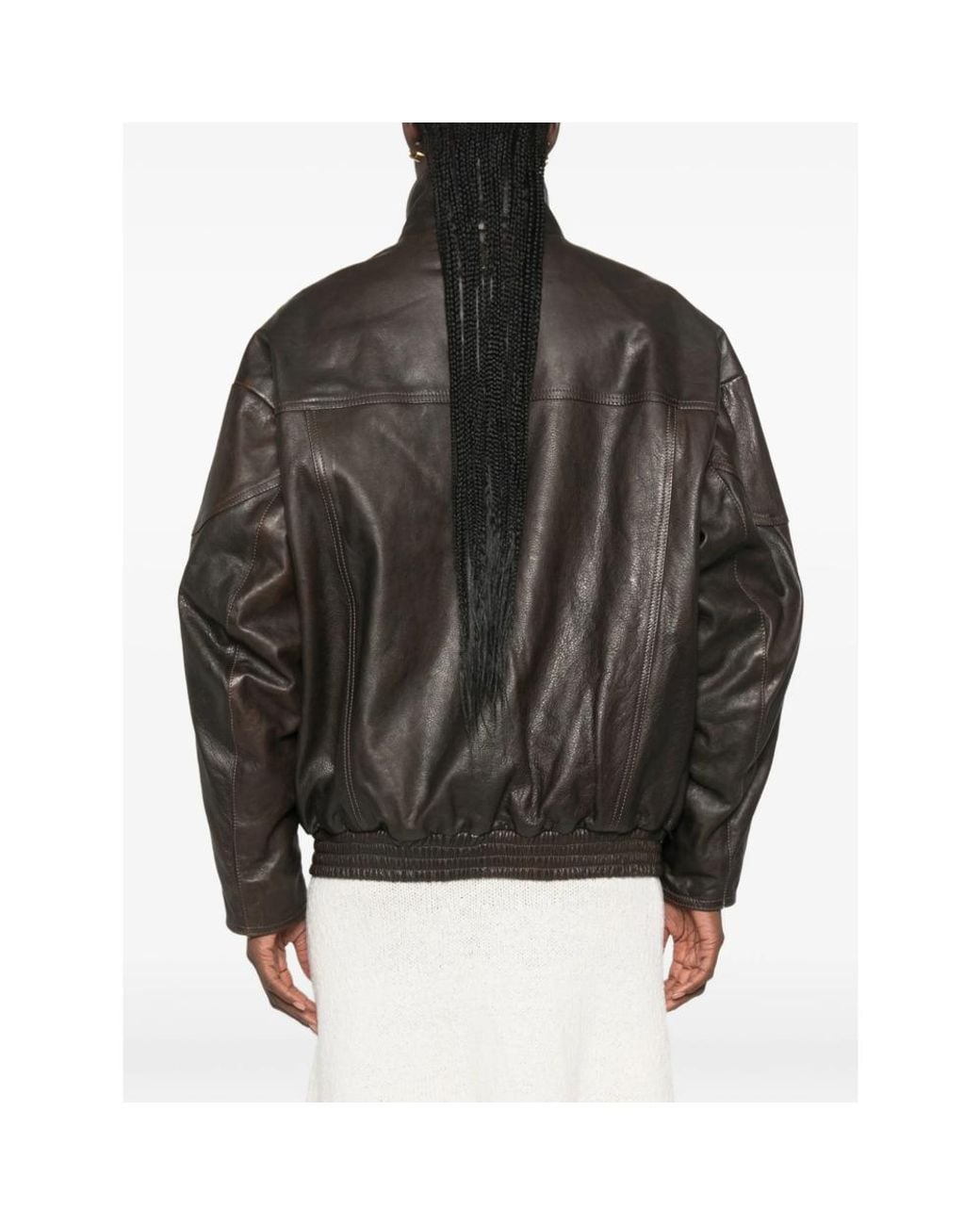 Salvatore Santoro Brown Zip-Cuff Jacket