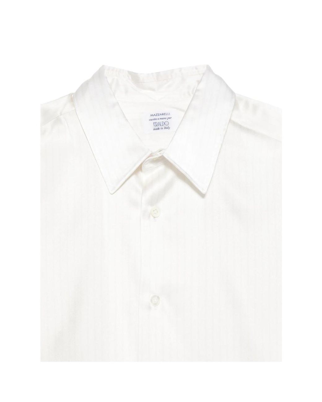 CAMICERIA MAZZARELLI White Striped Shirt for men