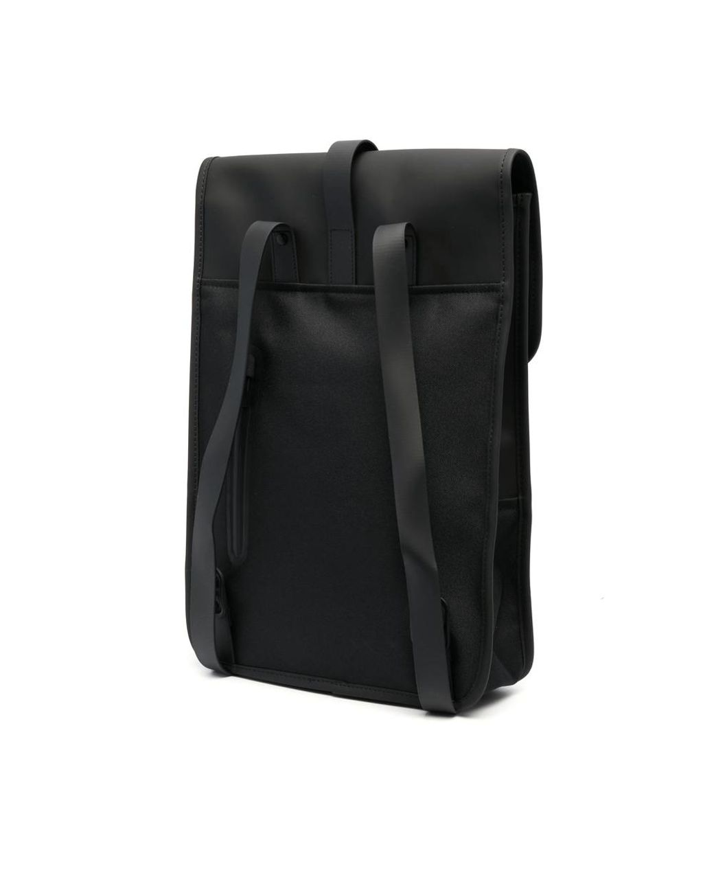 Rains Black Mini W3 Carabiner-Fastening Backpack