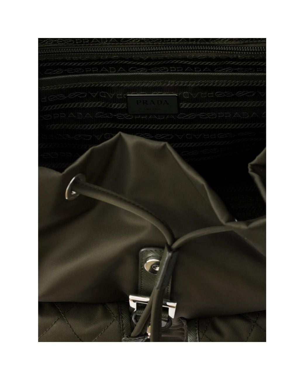 Prada Black Backpacks