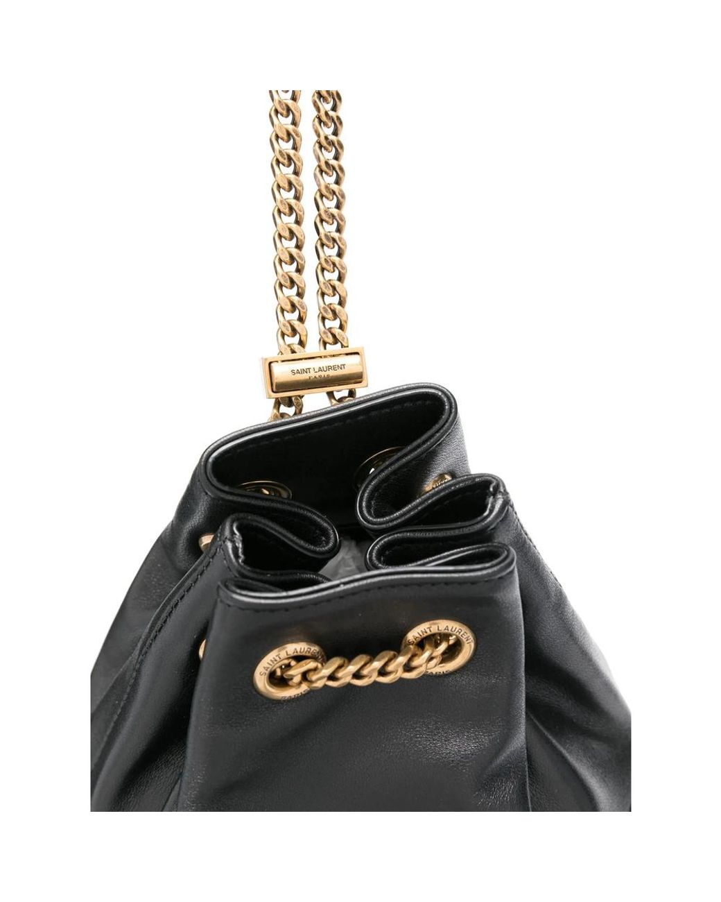 Saint Laurent Black Joe Quilted Backpack