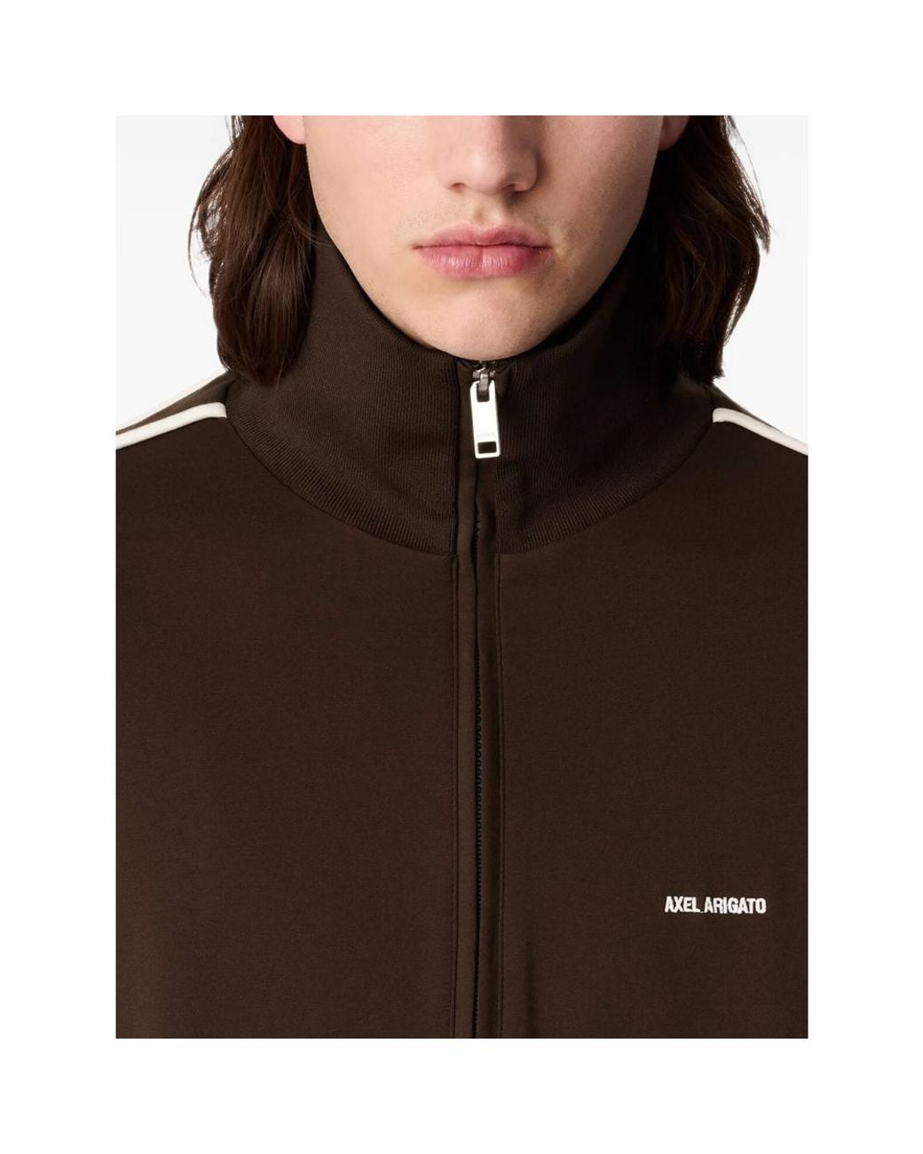 Axel Arigato Brown Curb Track Jacket for men