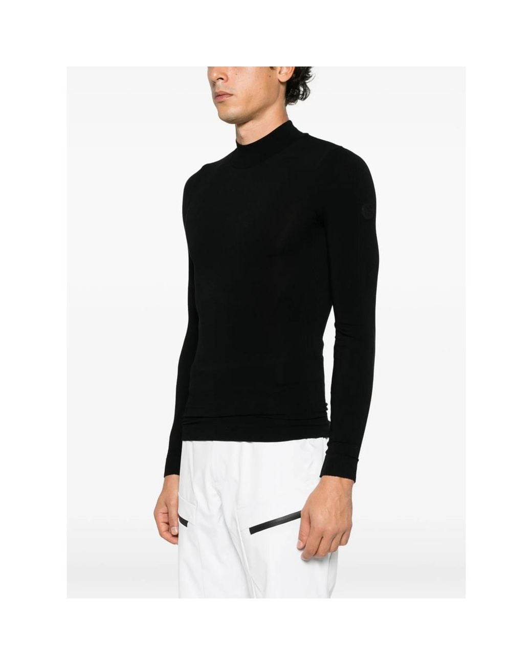 Fusalp Black High-Neck Sweater for men