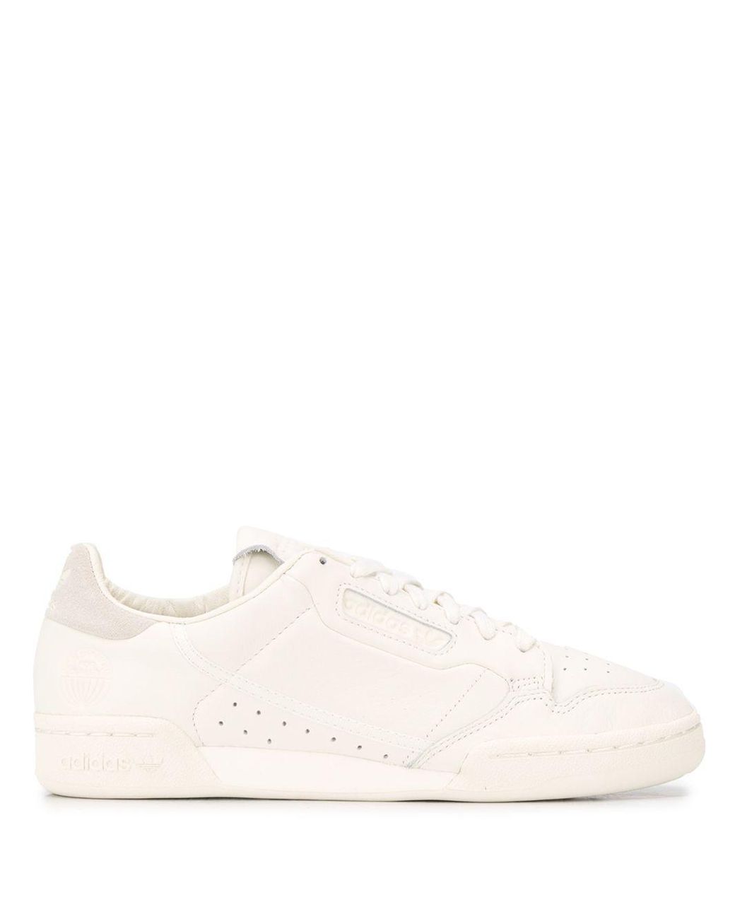 adidas original continental 80 vulc sneakers in off white leather