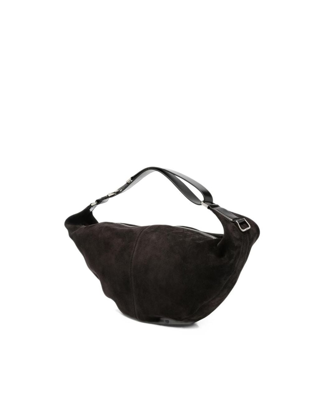 Lemaire Black Quiver Clip Leather Tote Bag