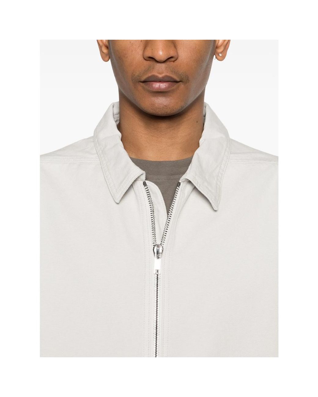 Rick Owens White Drkshdw Neutrals Jackets for men