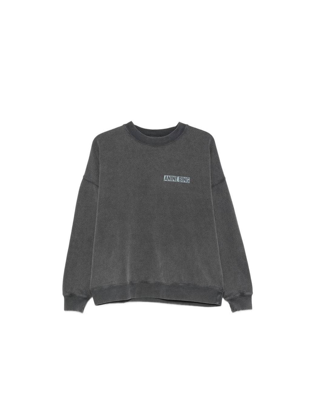 Anine Bing Gray Miles Sweatshirt Palm