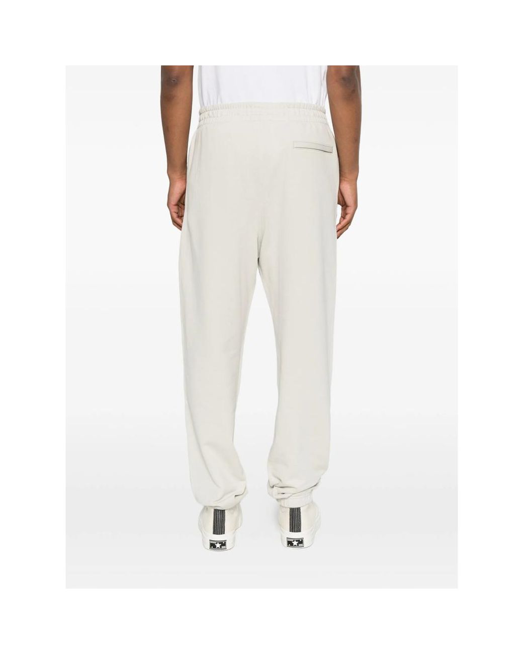 Calvin Klein White Track Pants Cotton for men