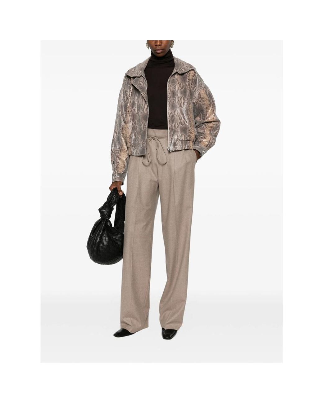 Max Mara Natural Roll-Neck Sweater