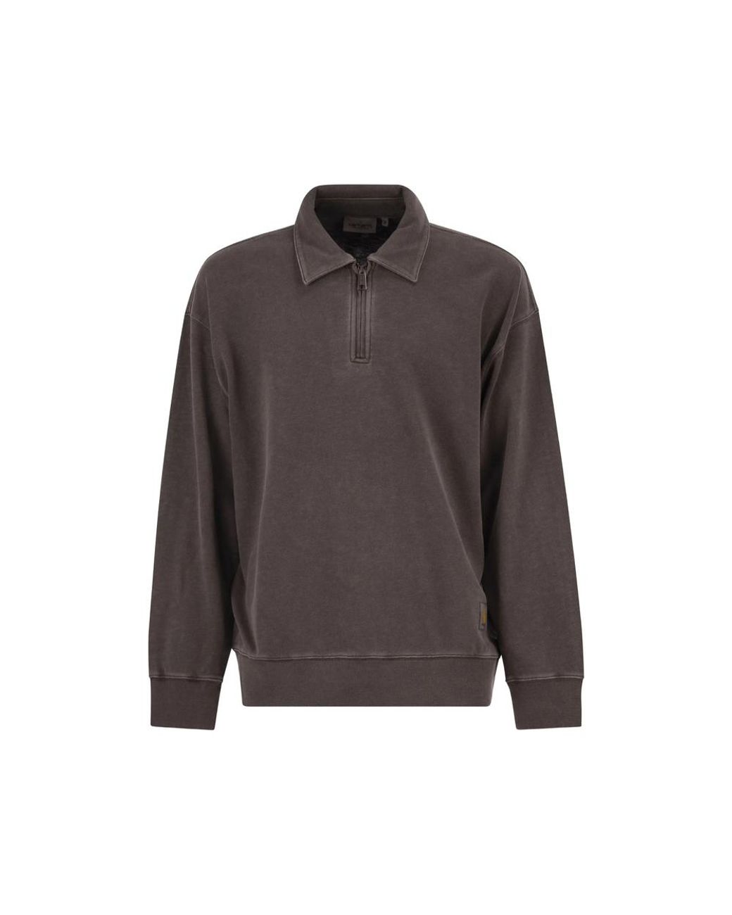 Carhartt Gray Harper Faded Half-Zip Sweater for men