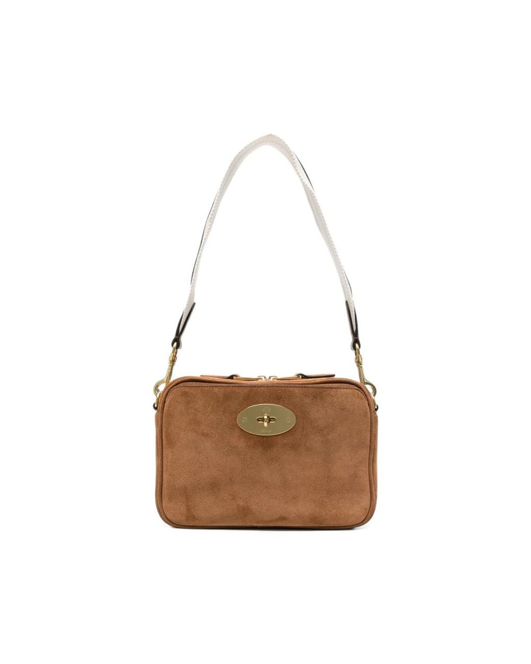 Mulberry Brown Postman's Lock Shoulder Bag