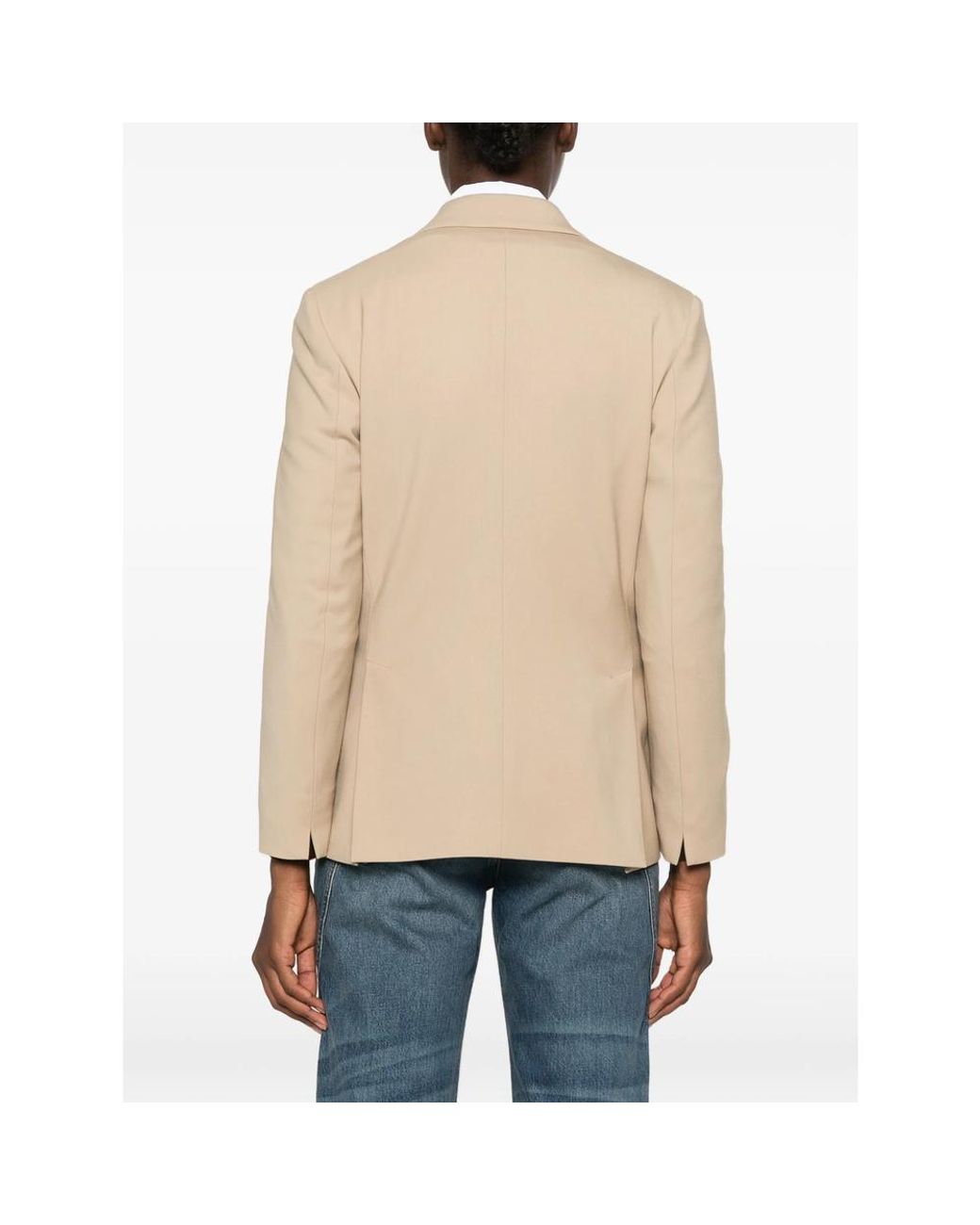 Lardini Natural Rocco Flower-Detail Blazer