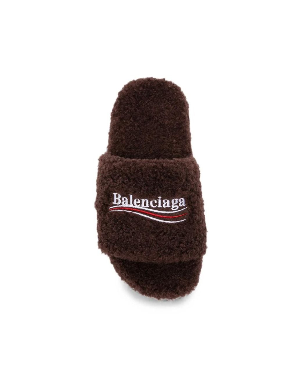 Balenciaga Brown Flip-Flops & Slides