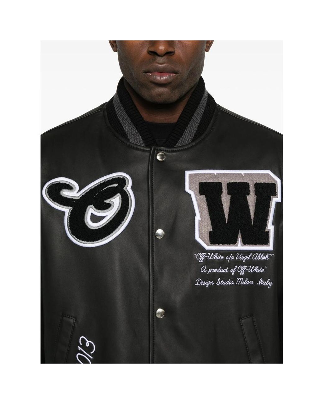 Off-White c/o Virgil Abloh Black Jackets for men