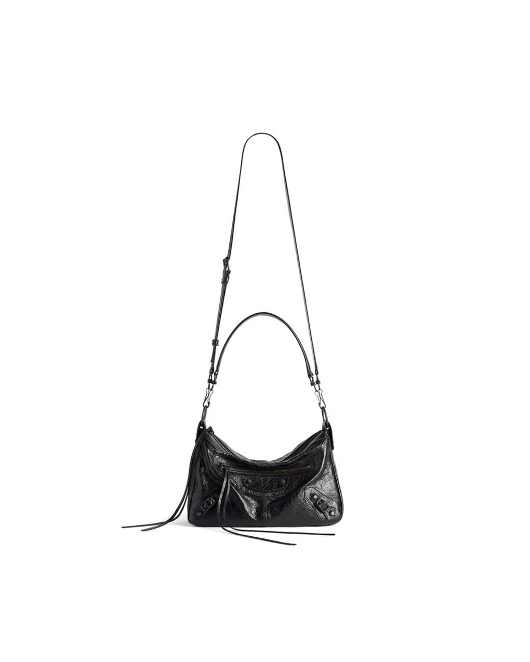 Balenciaga Black Le City Moto Small Bag for men