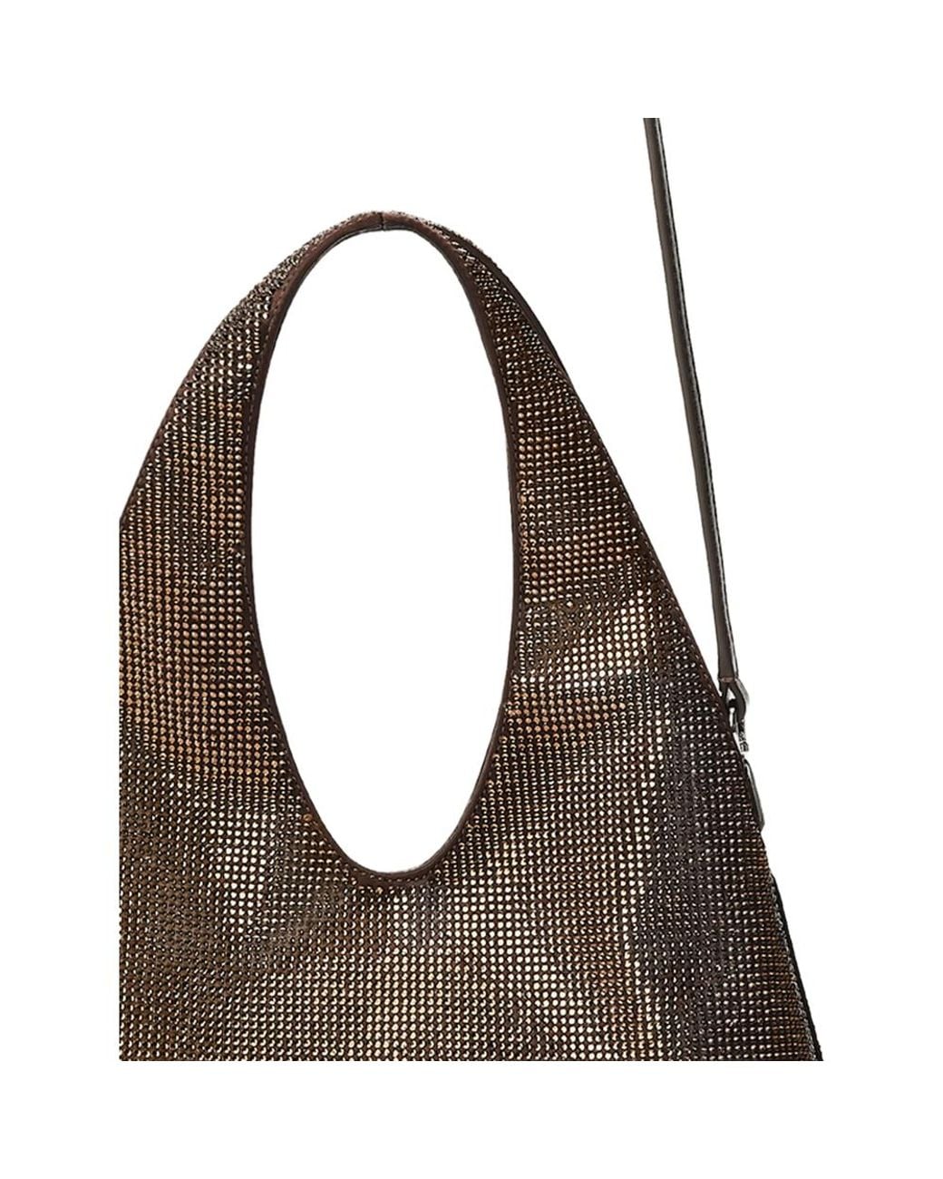 Alexander Wang Brown Pike Crystal Mini Bag